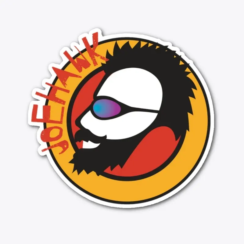 Joe Hawk Color Logo Sticker